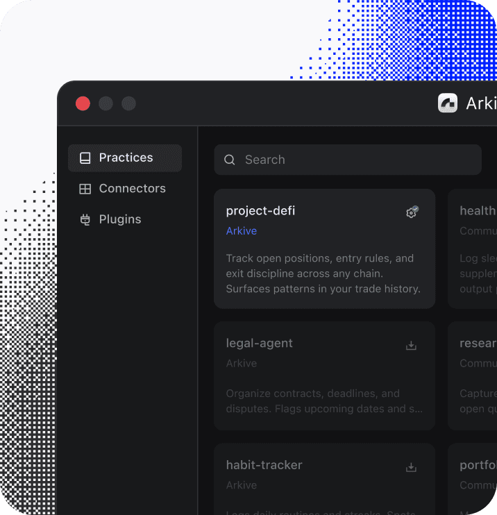 Project DeFi is Arkive's first core practice
