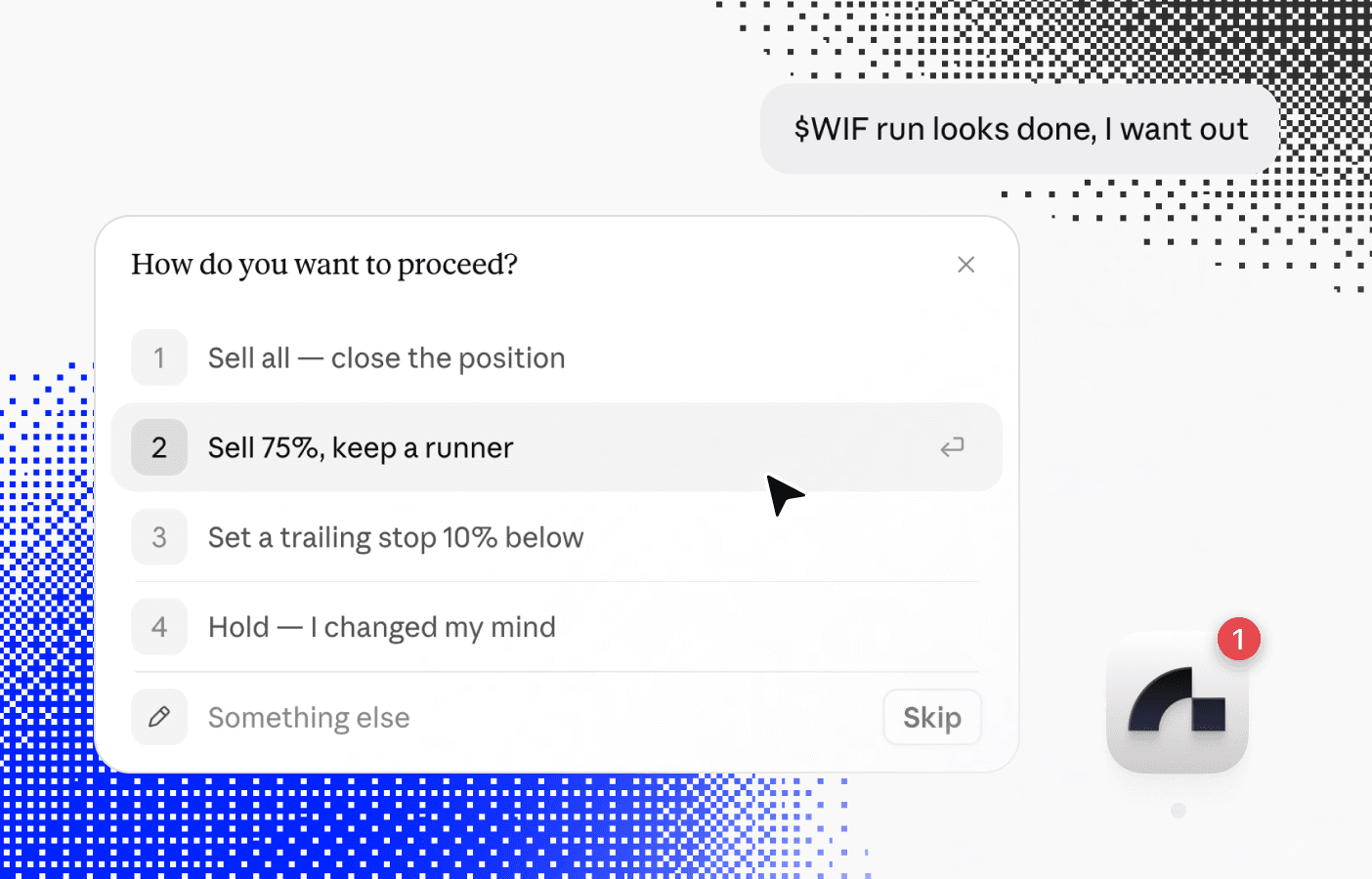 Stay in control of every AI transaction